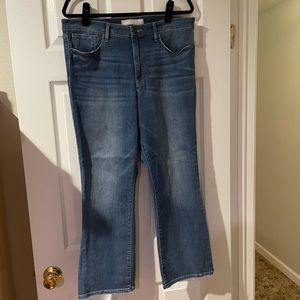Athleta Skulptek Cropped Jeans sz 14